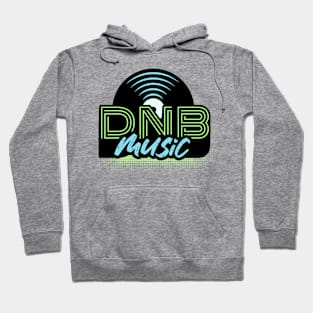 DNB - Music Vinyl (blue/green) Hoodie